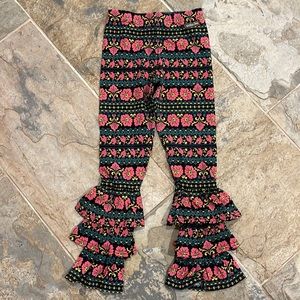 Girls Matilda Jane ruffled leggings, size 8
